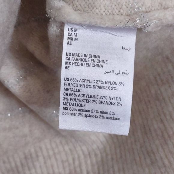 Style & Co Embellished Cowl Neck Sweater Medium - Picture 7 of 9